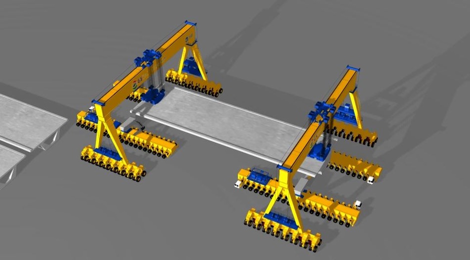 Doha link straddle carriers